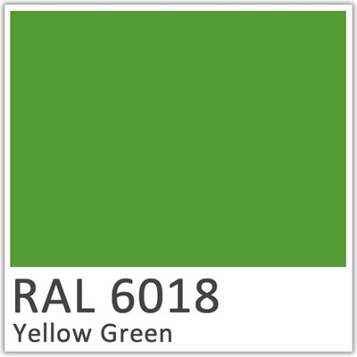 RAL 6018 Yellow Green Polyester Flowcoat