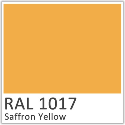 RAL 1017 Saffron Yellow Polyester Flowcoat