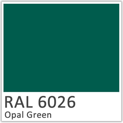 RAL 6026 Opal Green Polyester Flowcoat
