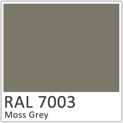 RAL 7003 Moss Grey Polyester Flowcoat