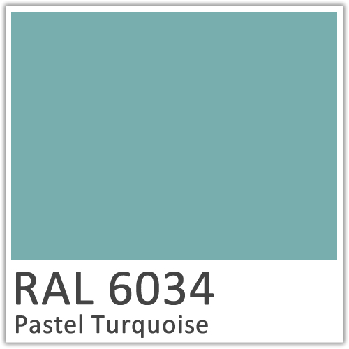 RAL 6034 Polyester Pigment - Pastel Turquoise