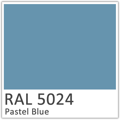 RAL 5024 Pastel Blue Polyester Flowcoat