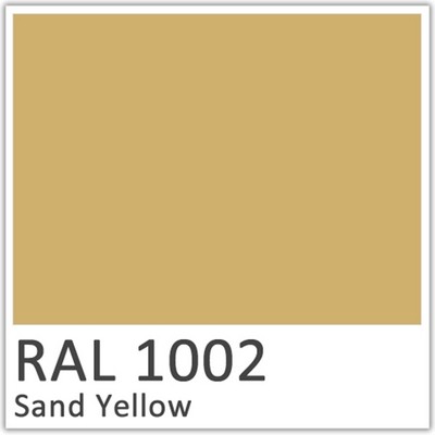 RAL 1002 Sand Yellow Polyester Flowcoat