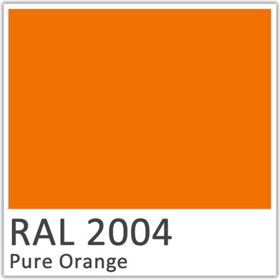 RAL 2004 Pure Orange Polyester Flowcoat