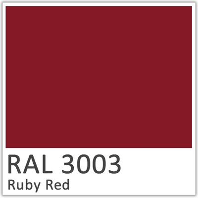 RAL 3003 Ruby Red Polyester Flowcoat