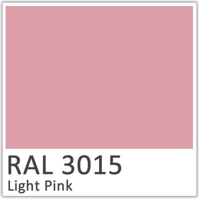 RAL 3015 Light Pink Polyester Flowcoat