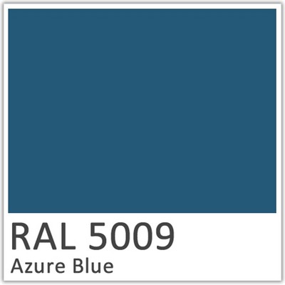 RAL 5009 Azure Blue Polyester Flowcoat