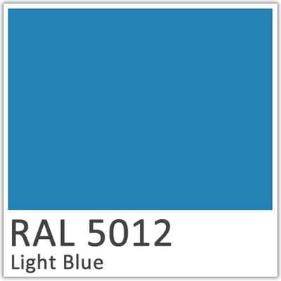 RAL 5012 Light Blue Polyester Flowcoat