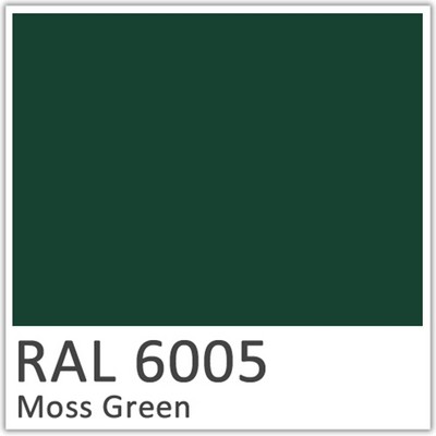 RAL 6005 Moss Green Polyester Flowcoat