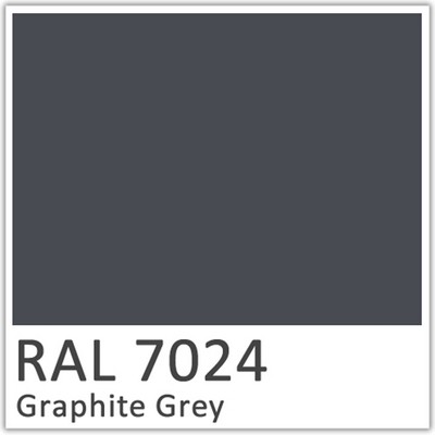 RAL 7024 Graphite Grey Polyester Flowcoat