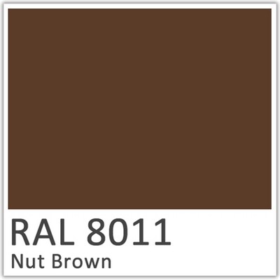 RAL 8011 Nut Brown Polyester Flowcoat