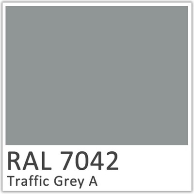 RAL 7042 Traffic Grey Polyester Flowcoat