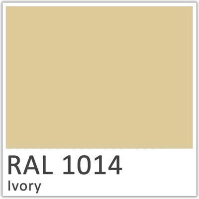 RAL 1014 Ivory Polyester Flowcoat