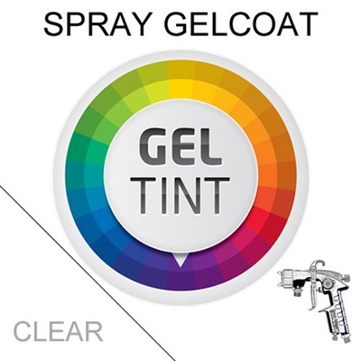 Clear Spray Gelcoat GT 900 (inc catalyst)