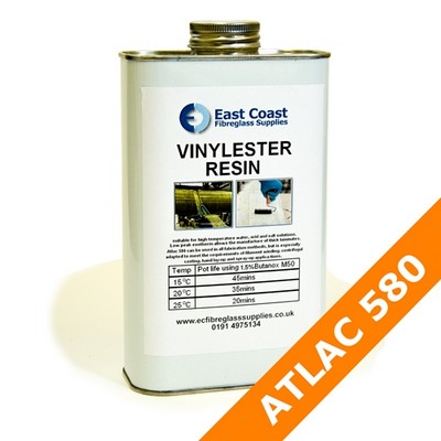 Vinylester Resin - Atlac 580 (including catalyst)