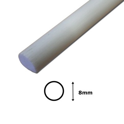 Polyester Fibreglass Rod - 8mm dia
