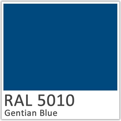 RAL 5010 Gentian Blue Polyester Flowcoat