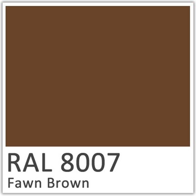 RAL 8007 Fawn Brown Polyester Flowcoat