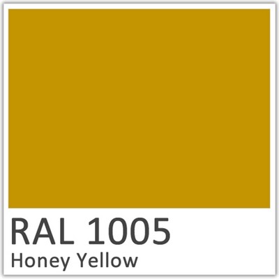 RAL 1005 Honey Yellow Polyester Flowcoat