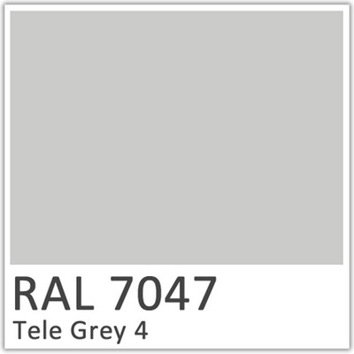 RAL 7047 Tele Grey 4 Polyester Flowcoat