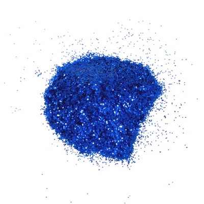 Canadian Blue Polyester Jewel Glitter