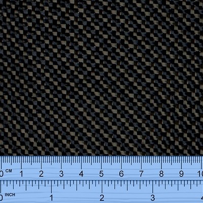 Carbon / Black Twaron Twill 2:2 weave 180g x 1mt wide
