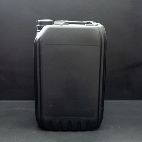 25 Litre Plastic Black UN Approved Stackable Jerry Can 61mm Neck 900g