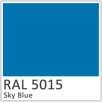 RAL 5015 Sky Blue Polyester Flowcoat
