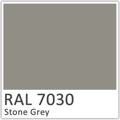 RAL 7030 Stone Grey Polyester Flowcoat