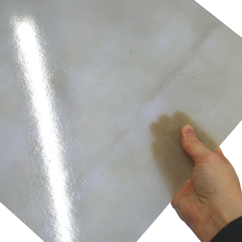 2mm Fibreglass Flat Sheet - Clear resin