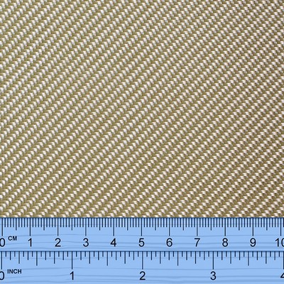 300g sq mt Twill Weave Kevlar Cloth - 1mt wide