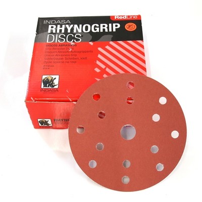 REDLINE XL RHYNOGRIP Hook and Loop SOLID DISCS 3 180 GRIT 50/box 