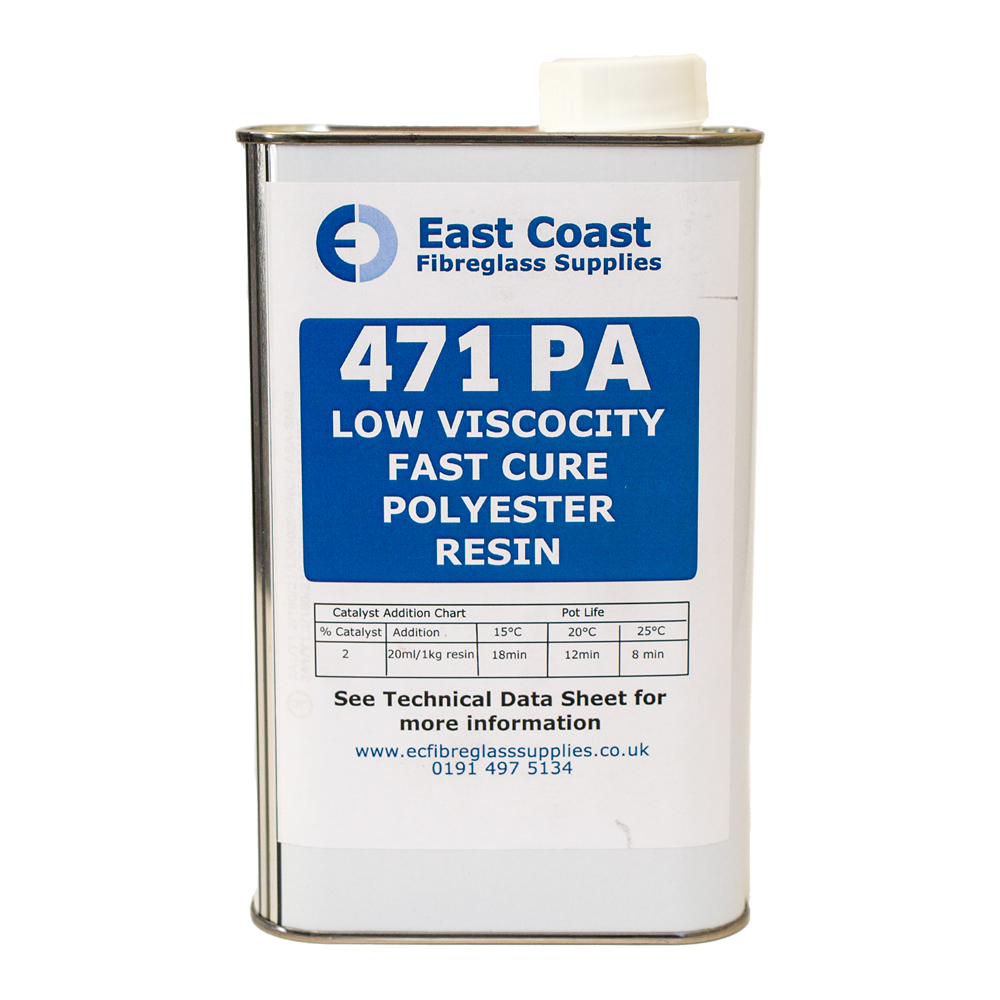 WHITE 471 PA Polyester Resin -  (including catalyst)