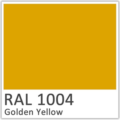 RAL 1004 Golden Yellow Polyester Flowcoat