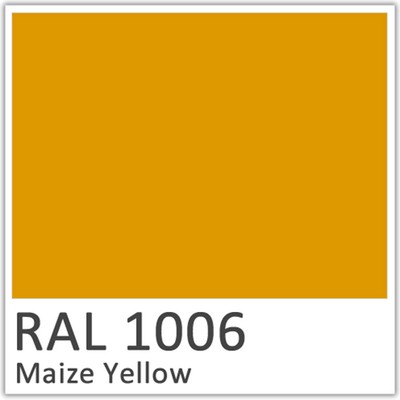 RAL 1006 Maize Yellow Polyester Flowcoat