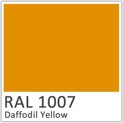 RAL 1007 Daffodil Yellow Polyester Flowcoat