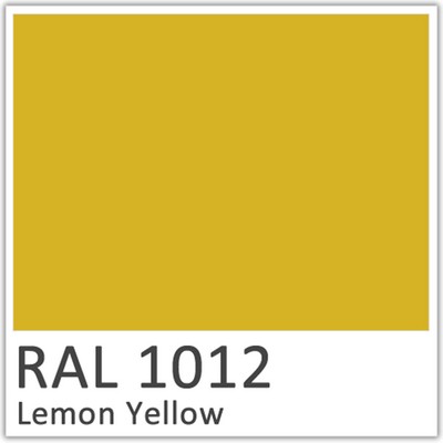 RAL 1012 Lemon Yellow Polyester Flowcoat