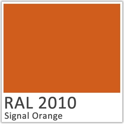 RAL 2010 Signal Orange Polyester Flowcoat