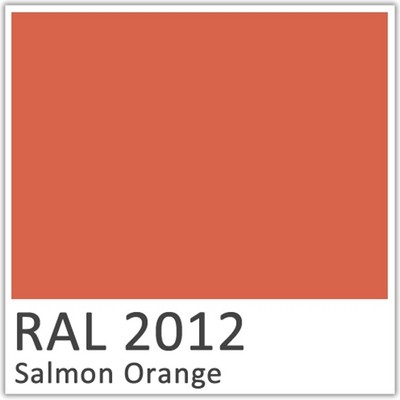 RAL 2012 Salmon Orange Polyester Flowcoat