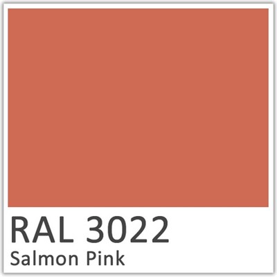 RAL 3022 Salmon Pink Polyester Flowcoat