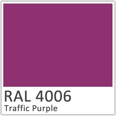 RAL 4006 Traffic Purple Polyester Flowcoat