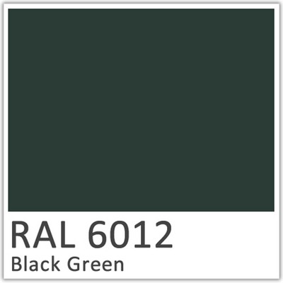 RAL 6012 Black Green Polyester Flowcoat