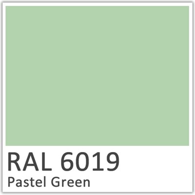 RAL 6019 Pastel Green Polyester Flowcoat