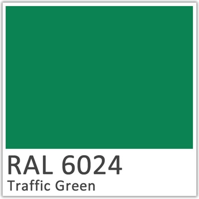 RAL 6024 Traffic Green Polyester Flowcoat