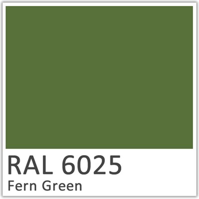 RAL 6025 Fern Green Polyester Flowcoat