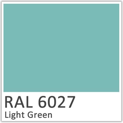 RAL 6027 Light Green Polyester Flowcoat