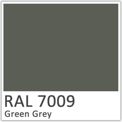 RAL 7009 Green Grey Polyester Flowcoat