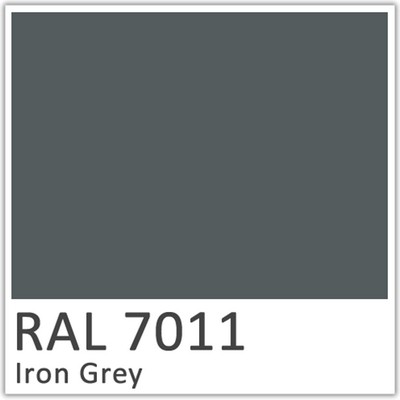 RAL 7011 Iron Grey Polyester Flowcoat