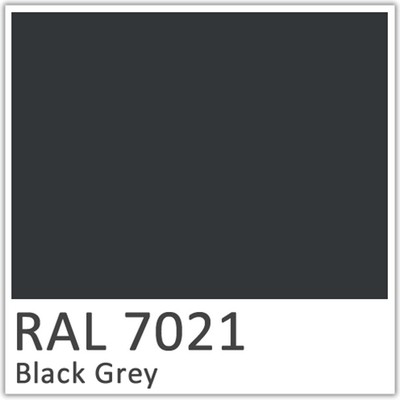 RAL 7021 Black Grey Polyester Flowcoat