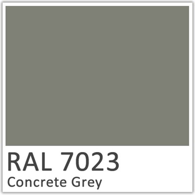 RAL 7023 Concrete Grey Polyester Flowcoat